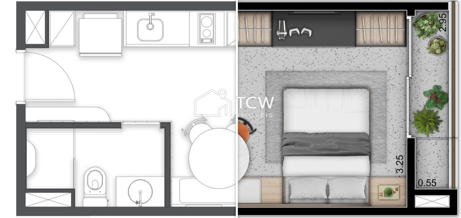 Apartamento, 1 quarto, 24 m² - Foto 19