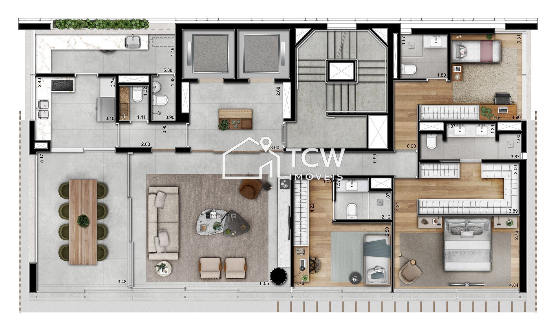 Apartamento, 3 quartos, 183 m² - Foto 9