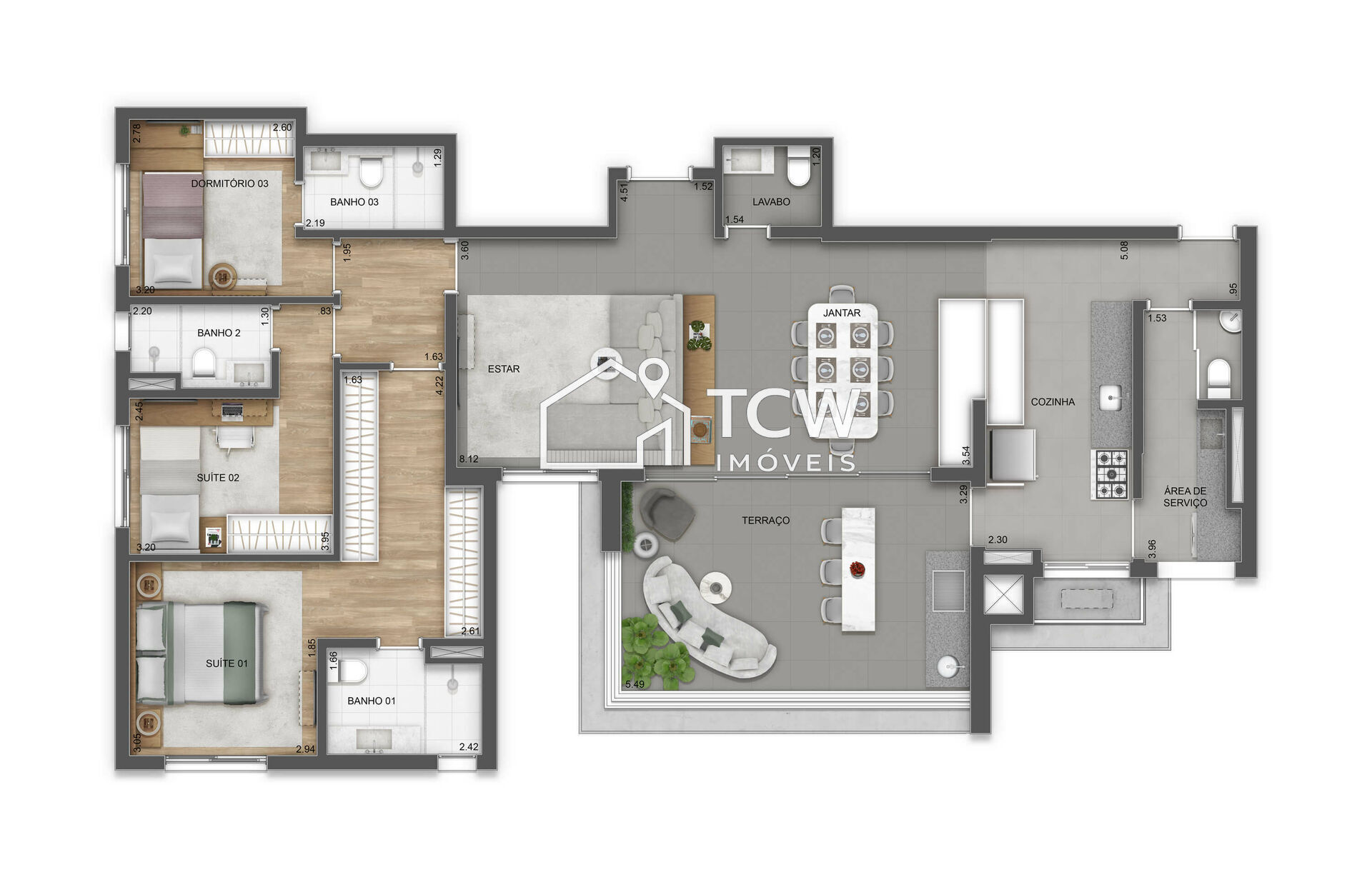 Apartamento, 3 quartos, 141 m² - Foto 13