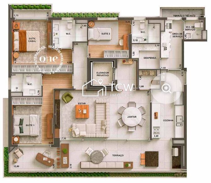 Apartamento, 3 quartos, 173 m² - Foto 25