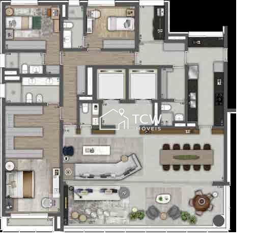 Apartamento, 3 quartos, 240 m² - Foto 17