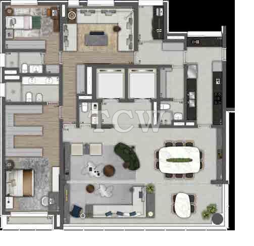 Apartamento à venda com 3 quartos, 240m² - Foto 16
