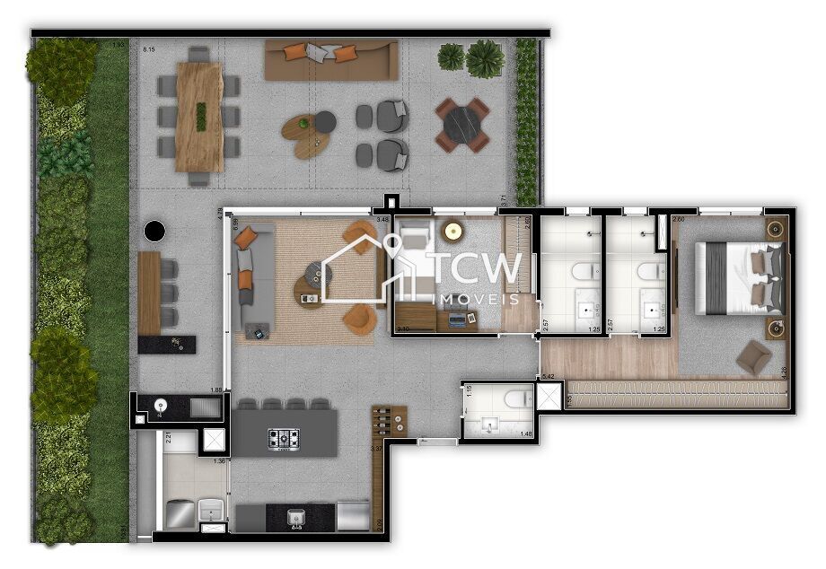 Cobertura, 3 quartos, 170 m² - Foto 20