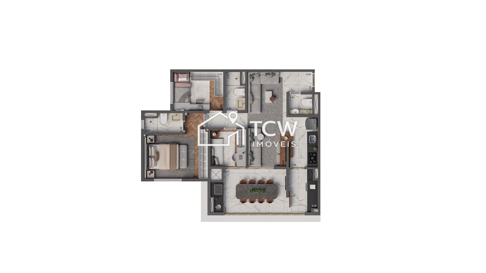 Apartamento, 3 quartos, 125 m² - Foto 19