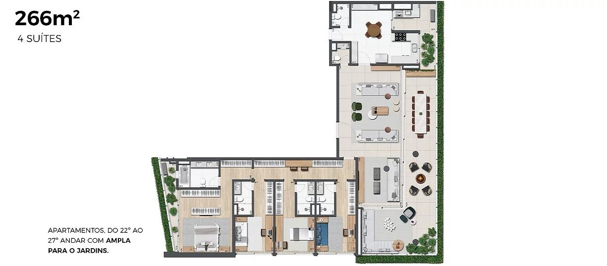 Apartamento, 4 quartos, 268 m² - Foto 10