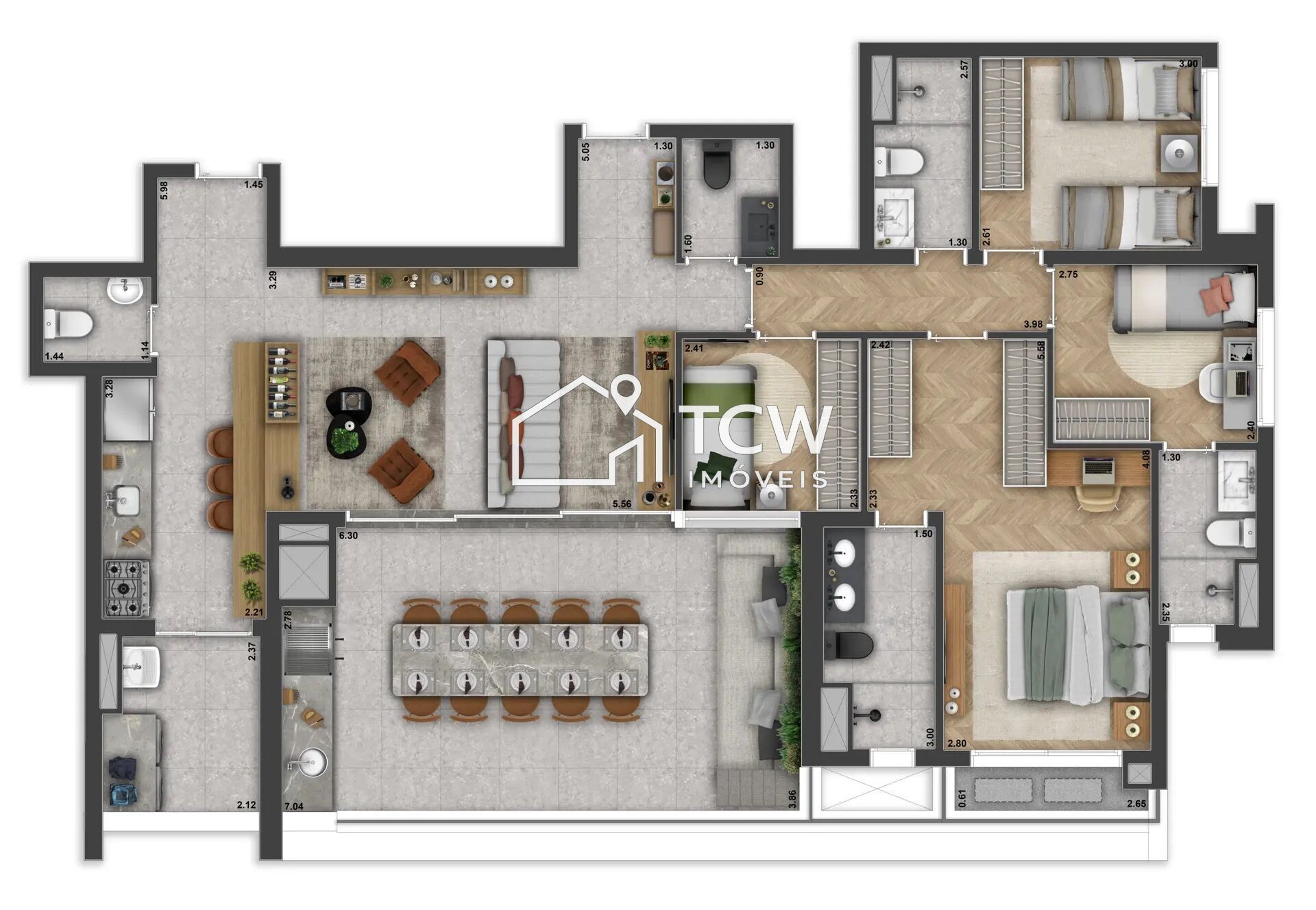 Apartamento, 4 quartos, 142 m² - Foto 22