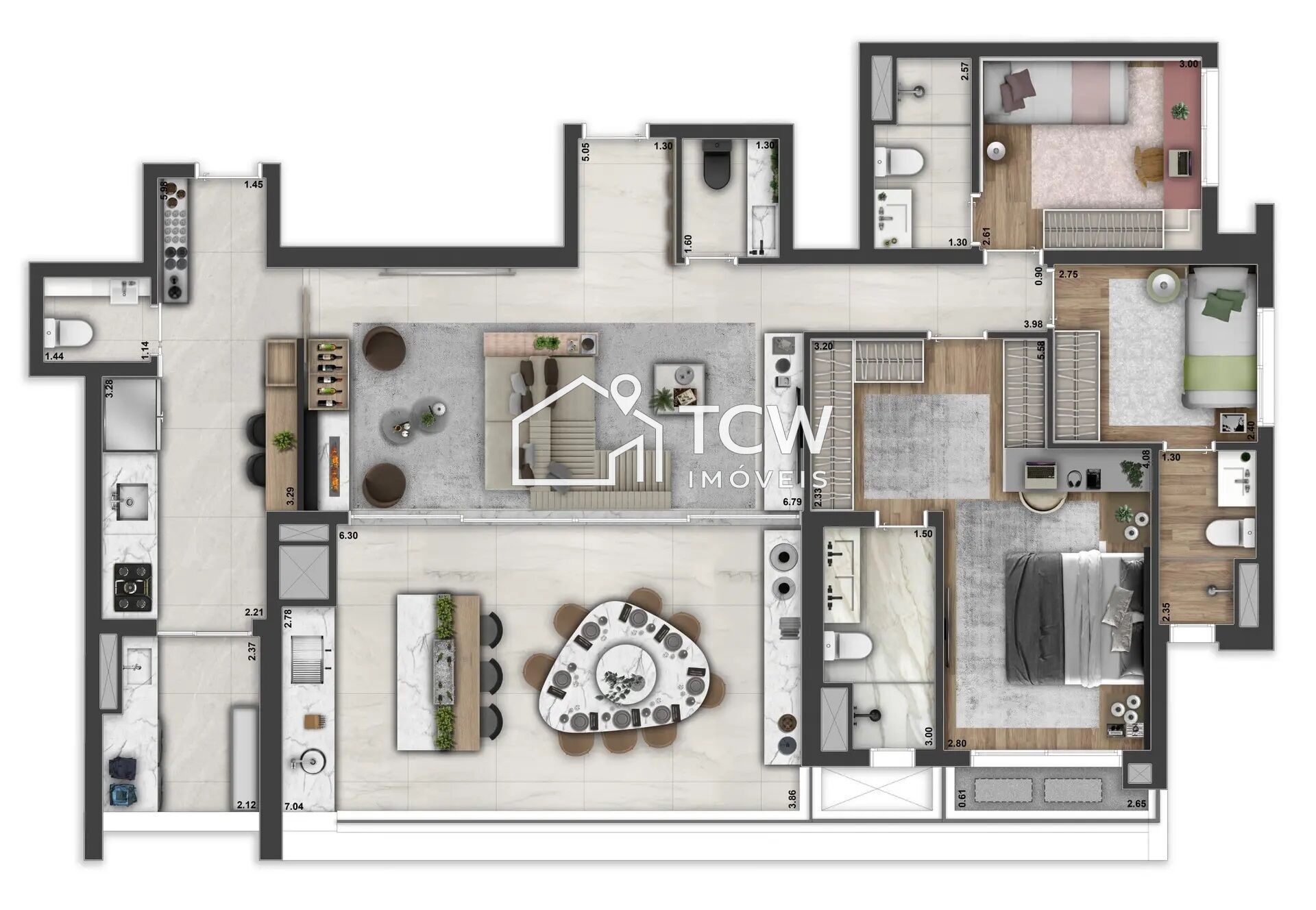 Apartamento, 4 quartos, 142 m² - Foto 21