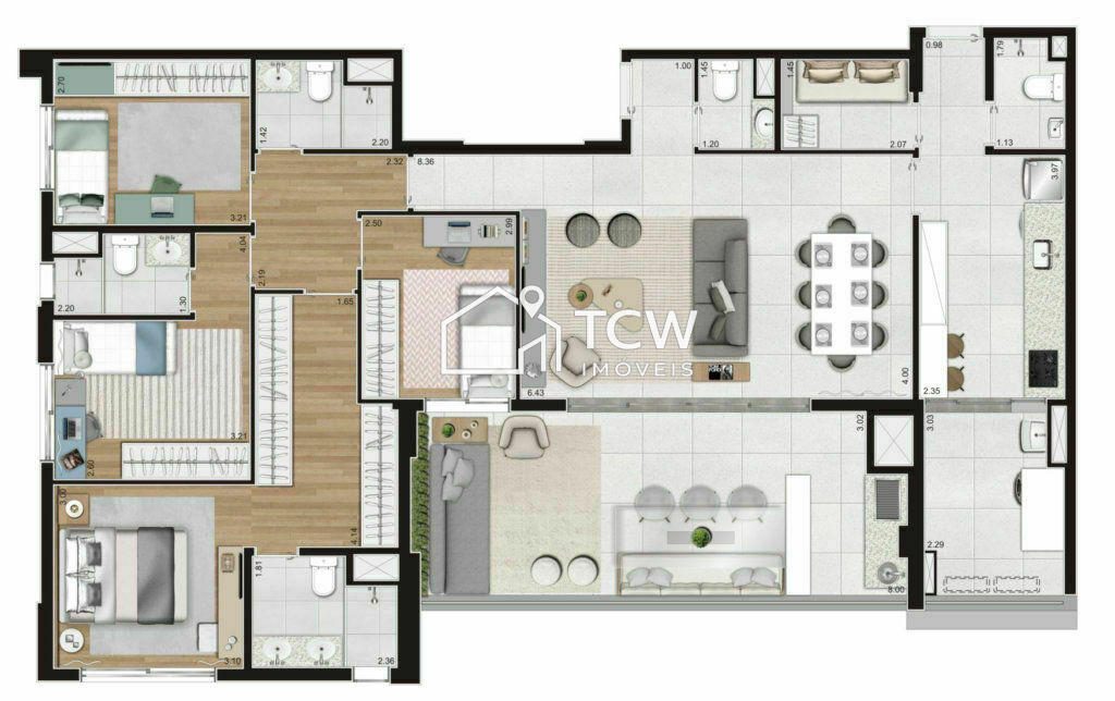 Apartamento, 4 quartos, 158 m² - Foto 18