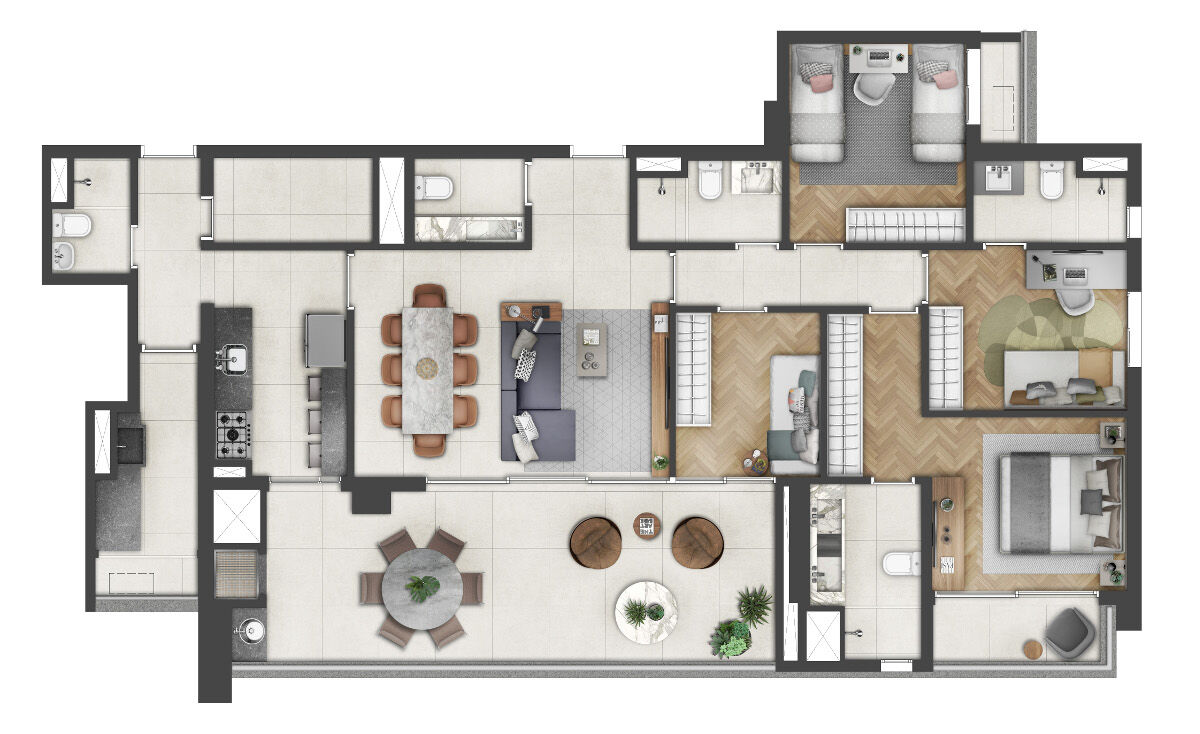 Apartamento, 4 quartos, 145 m² - Foto 14