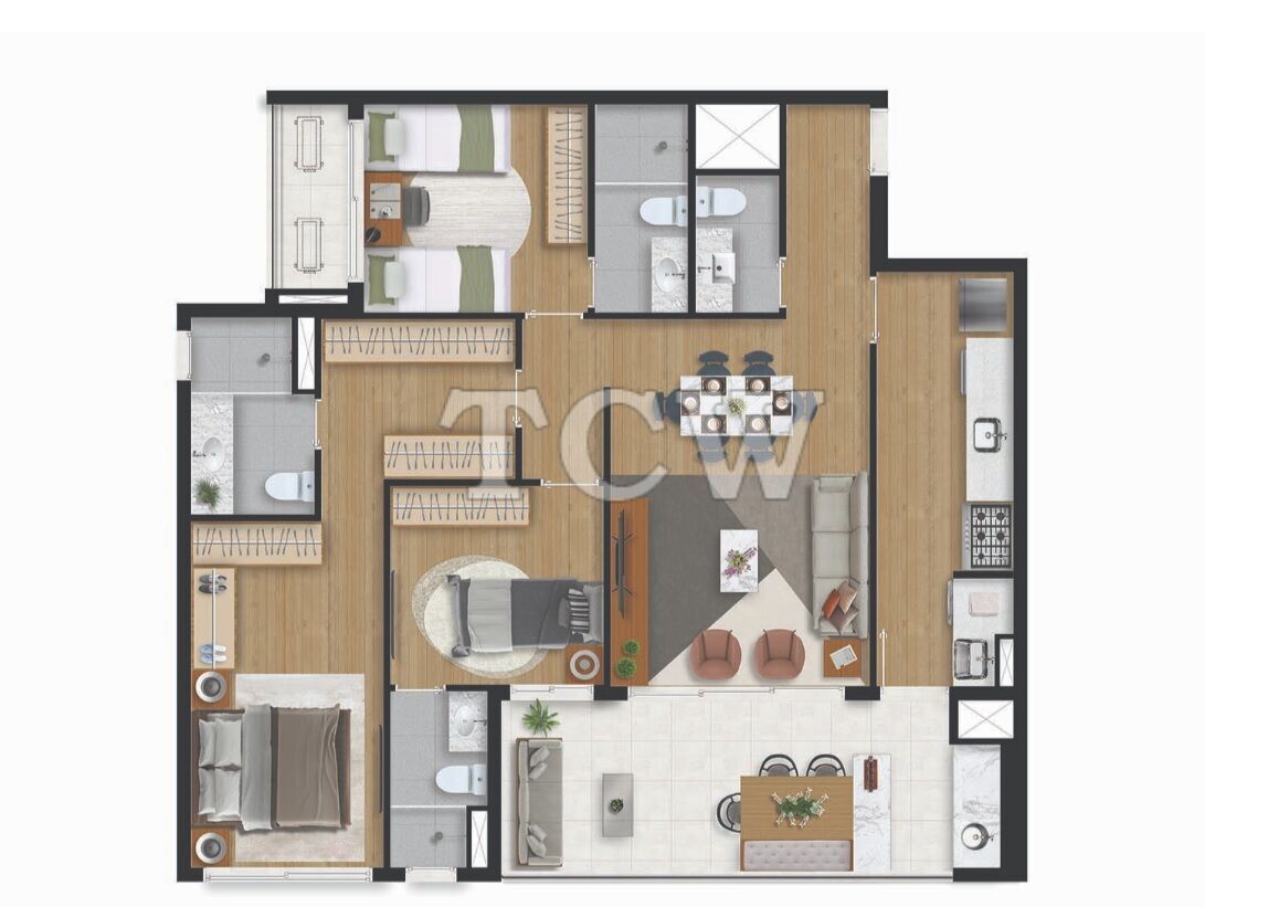 Apartamento à venda com 3 quartos, 109m² - Foto 21