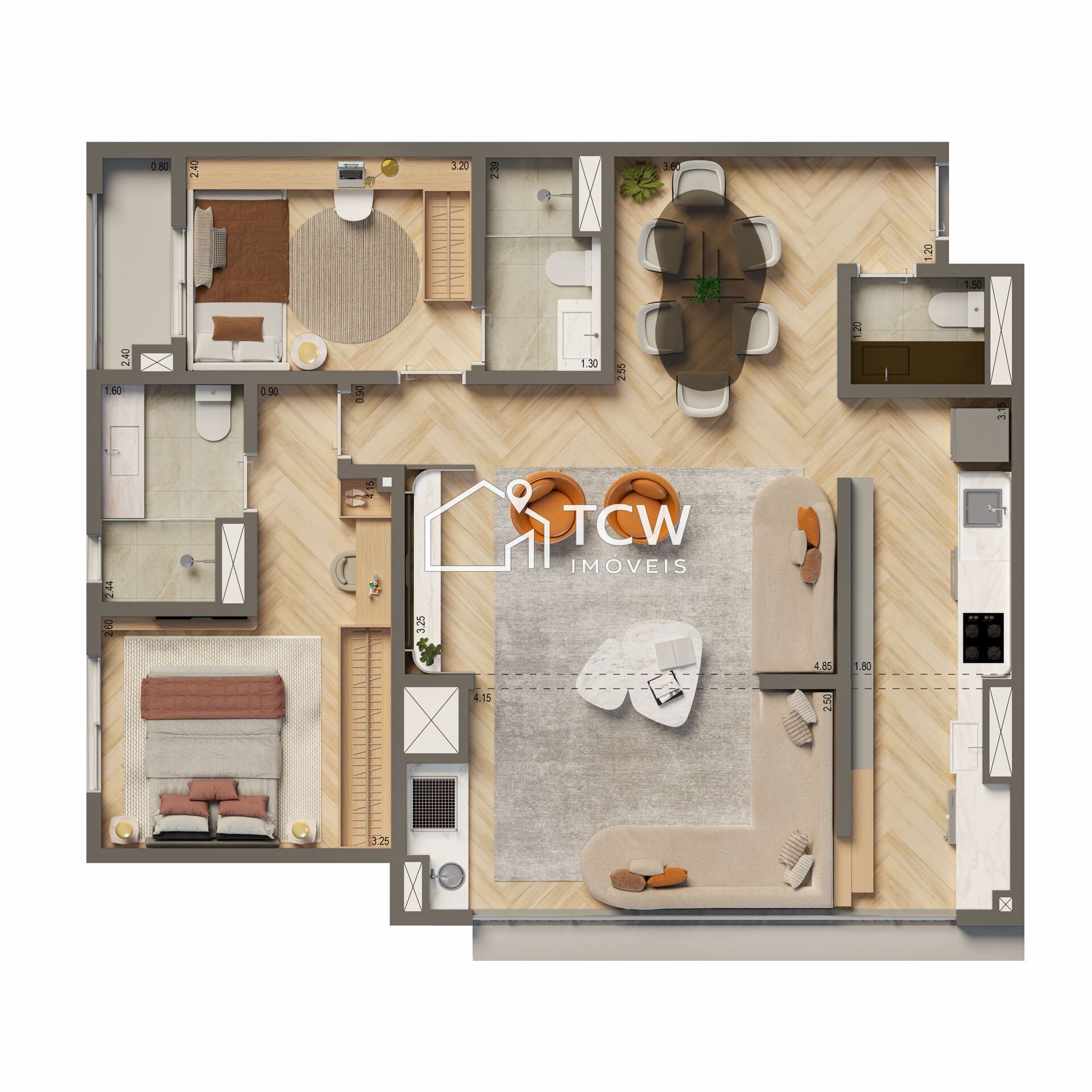 Apartamento, 2 quartos, 74 m² - Foto 18