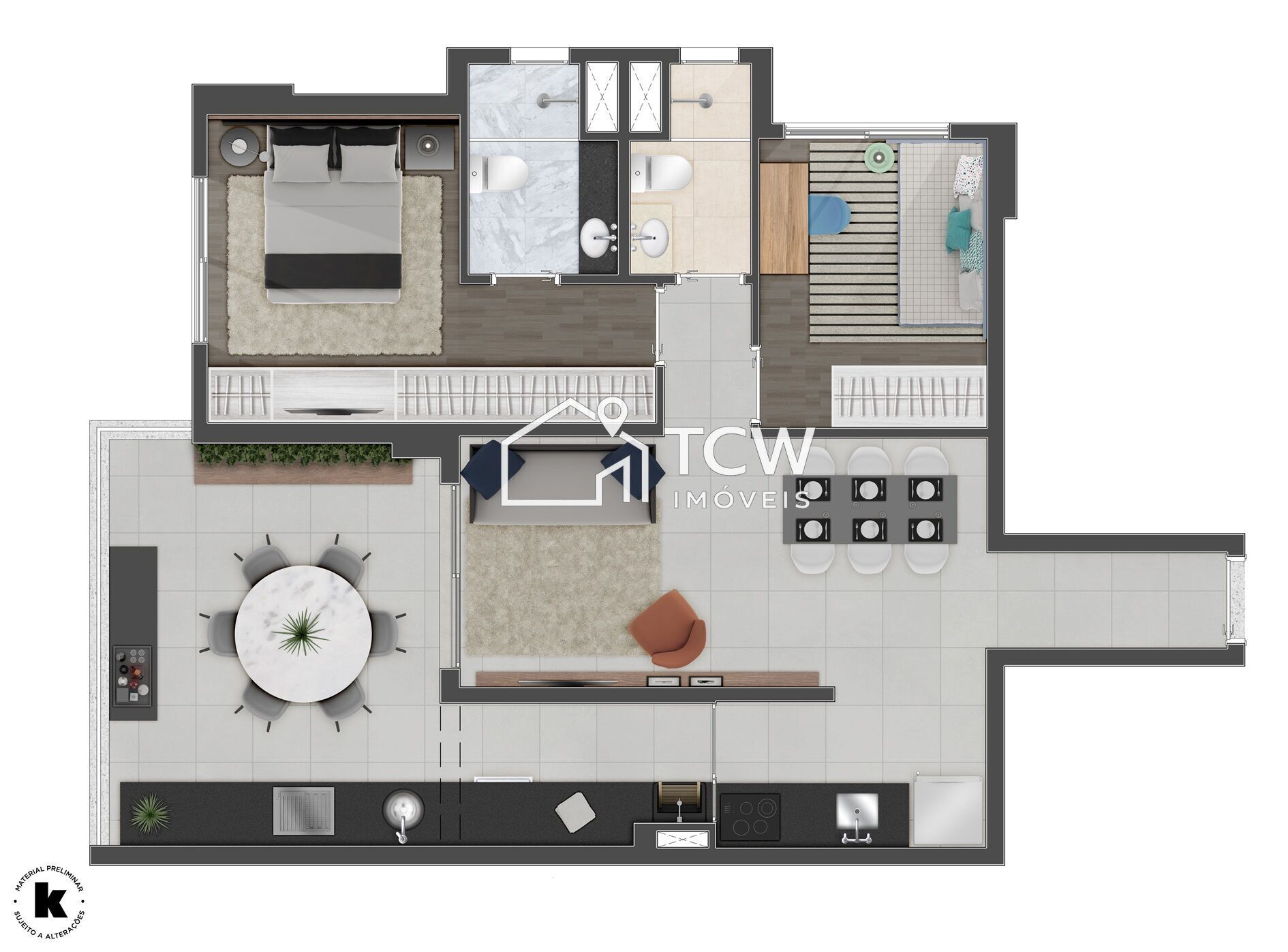 Apartamento, 2 quartos, 74 m² - Foto 15