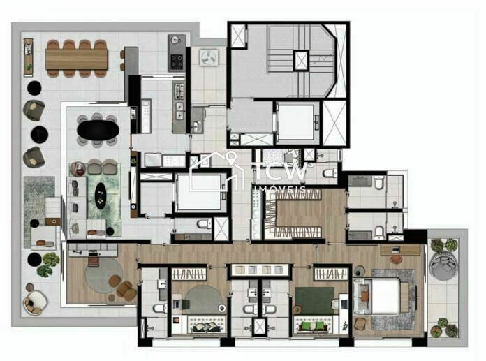 Apartamento, 3 quartos, 271 m² - Foto 40