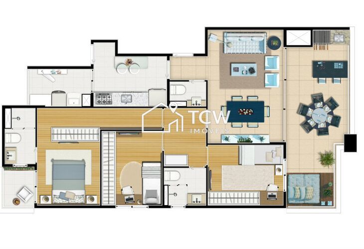 Cobertura, 3 quartos, 163 m² - Foto 24