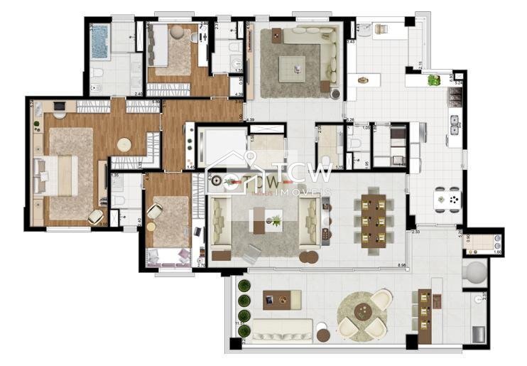 Apartamento, 4 quartos, 250 m² - Foto 35