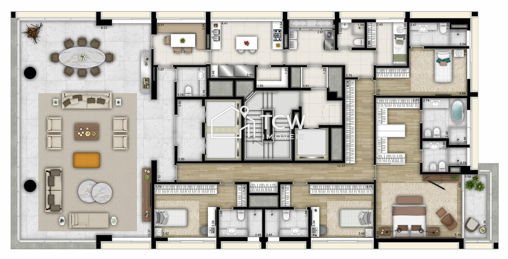 Apartamento, 4 quartos, 359 m² - Foto 11