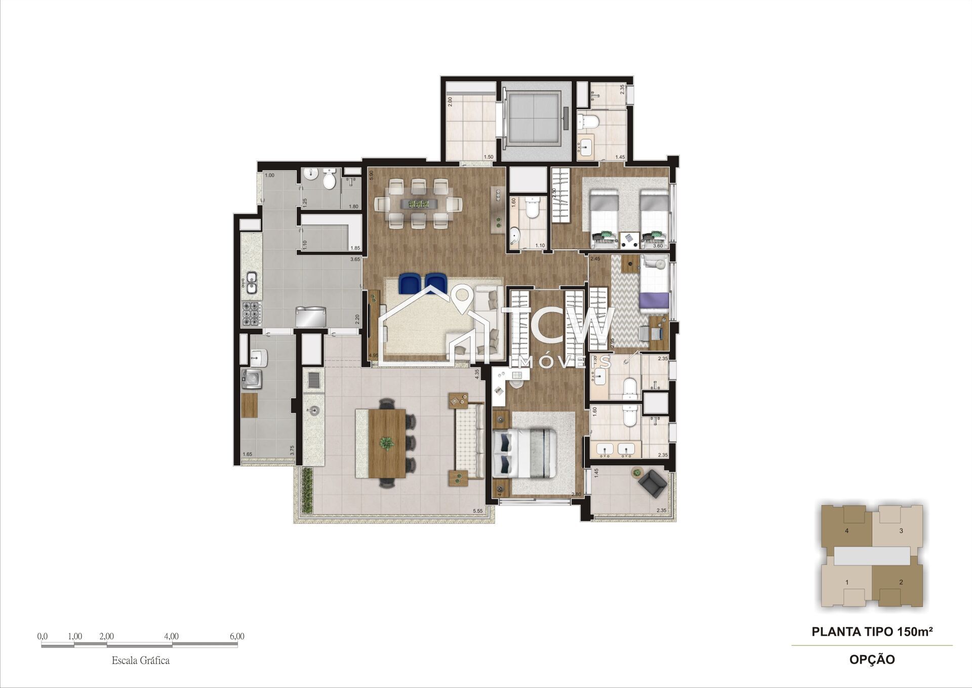 Apartamento, 3 quartos, 147 m² - Foto 38