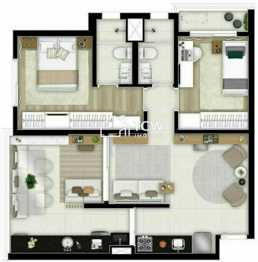 Apartamento, 2 quartos, 65 m² - Foto 14
