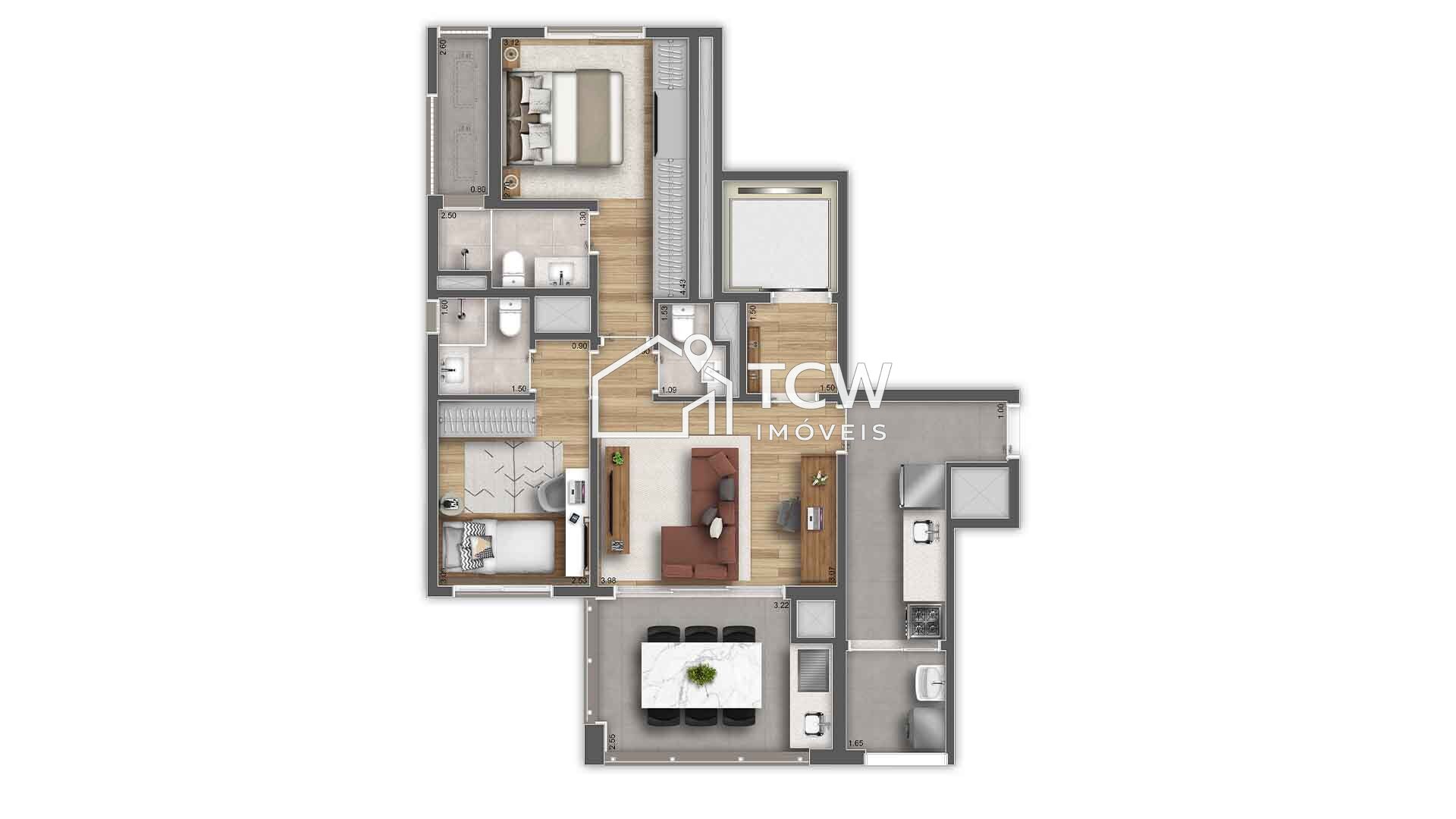 Apartamento, 3 quartos, 147 m² - Foto 20