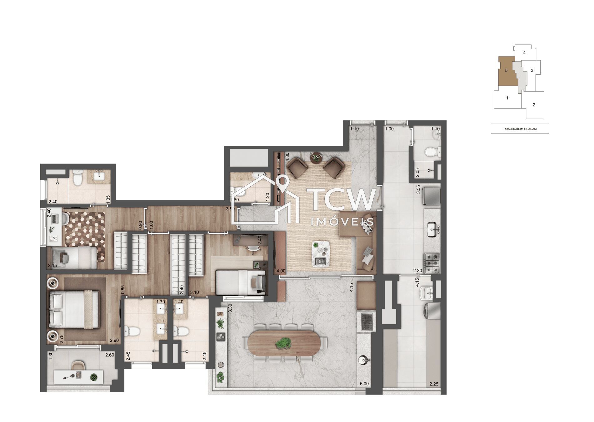 Apartamento, 3 quartos, 136 m² - Foto 15