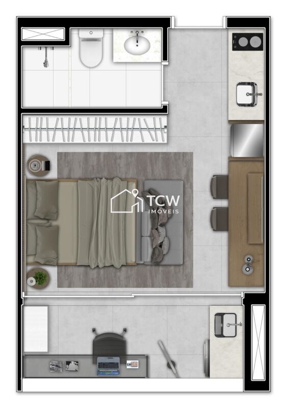 Apartamento, 1 quarto, 25 m² - Foto 17