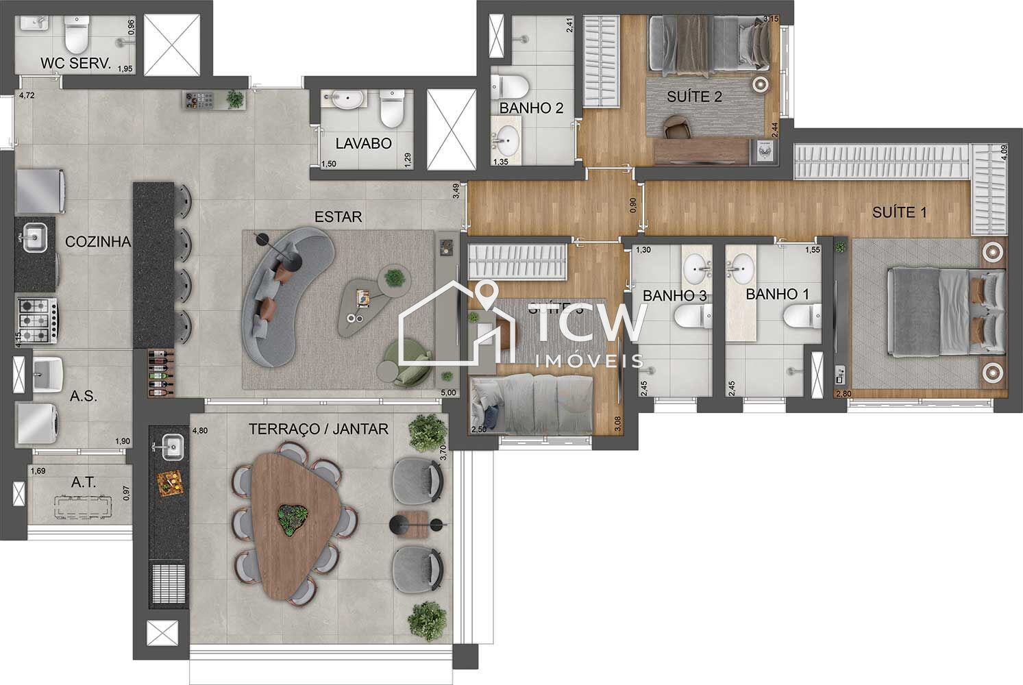 Apartamento, 3 quartos, 118 m² - Foto 32