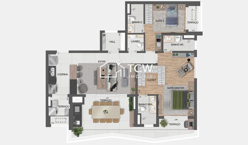 Apartamento, 3 quartos, 120 m² - Foto 23