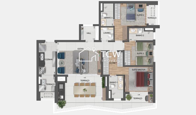Apartamento, 3 quartos, 120 m² - Foto 24
