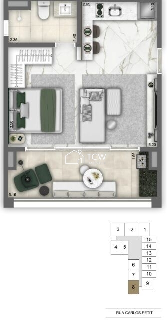 Apartamento, 1 quarto, 25 m² - Foto 11