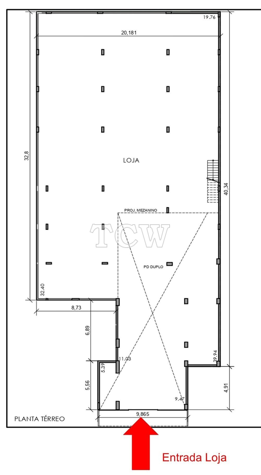 Loja-Salão para alugar, 1329m² - Foto 4