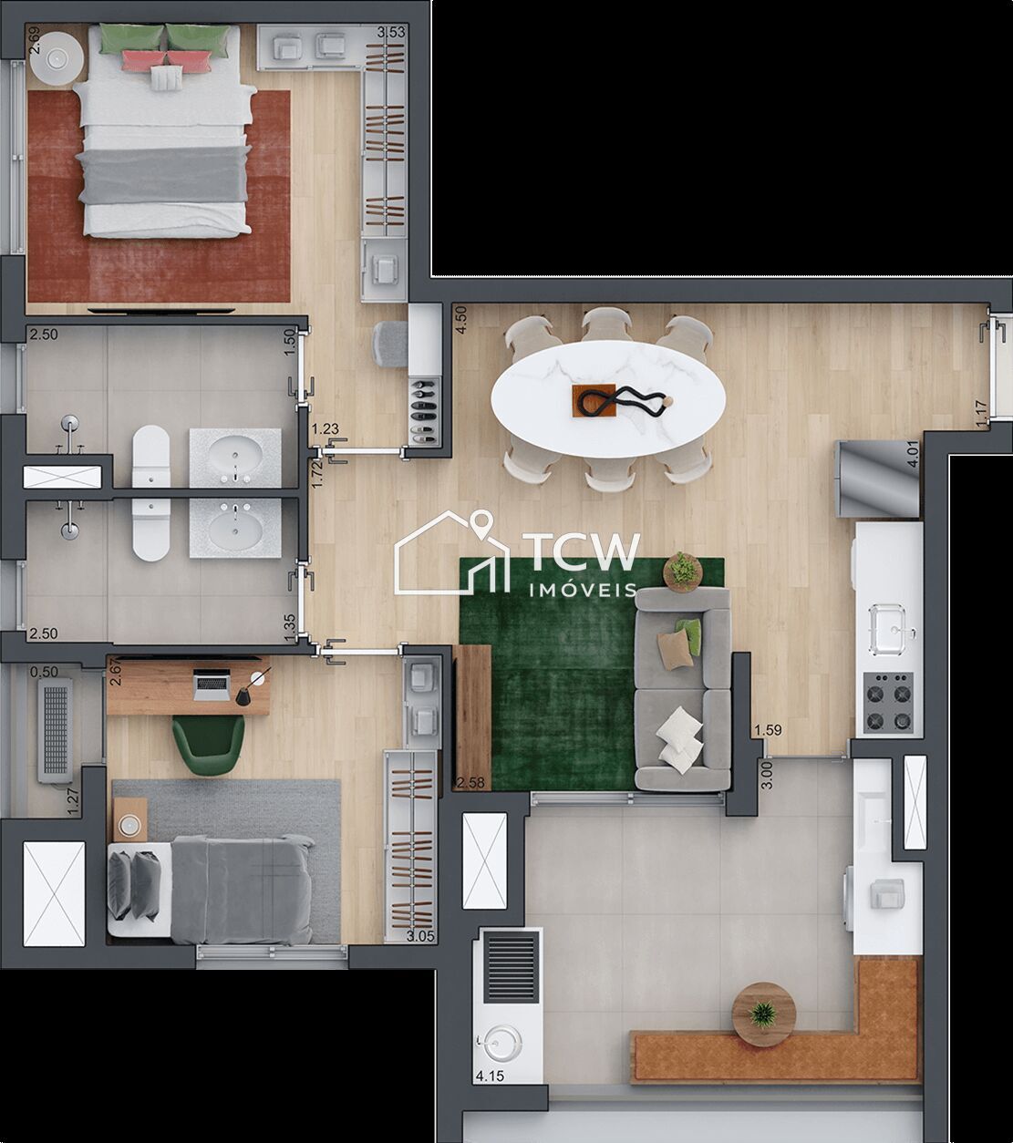 Apartamento, 3 quartos, 86 m² - Foto 17