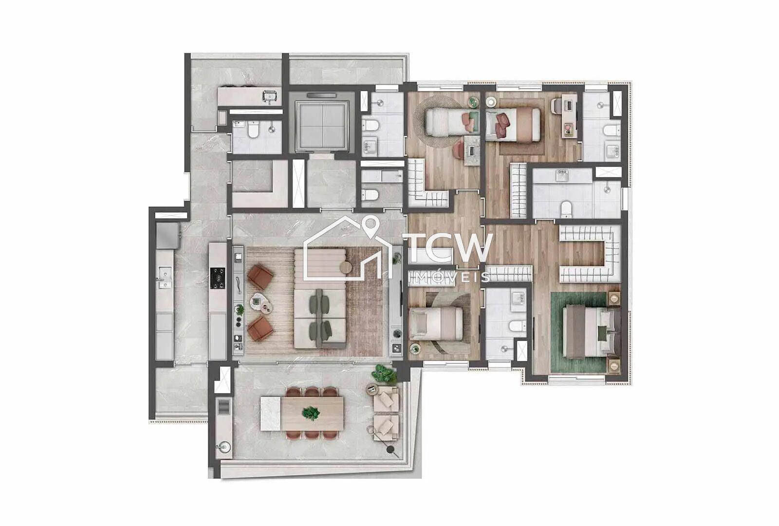 Apartamento, 3 quartos, 160 m² - Foto 16