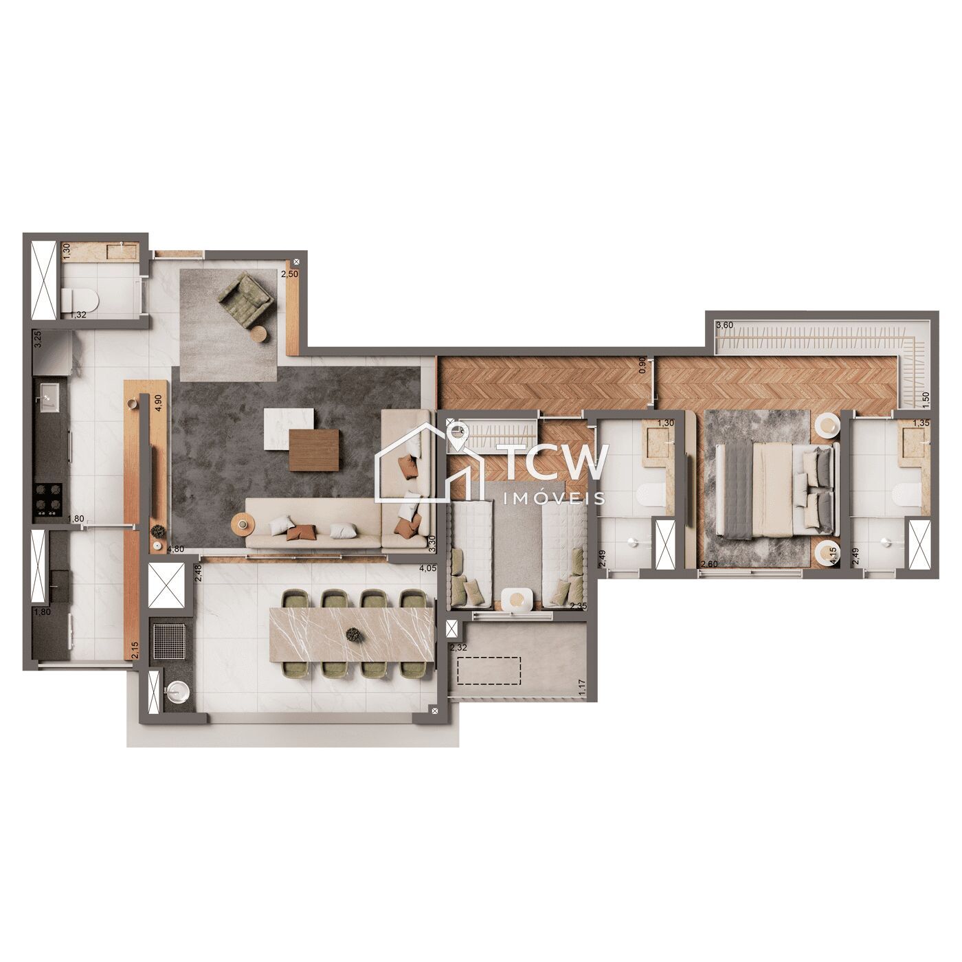 Apartamento, 3 quartos, 135 m² - Foto 21