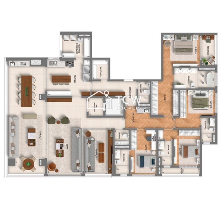 Apartamento, 3 quartos, 137 m² - Foto 22