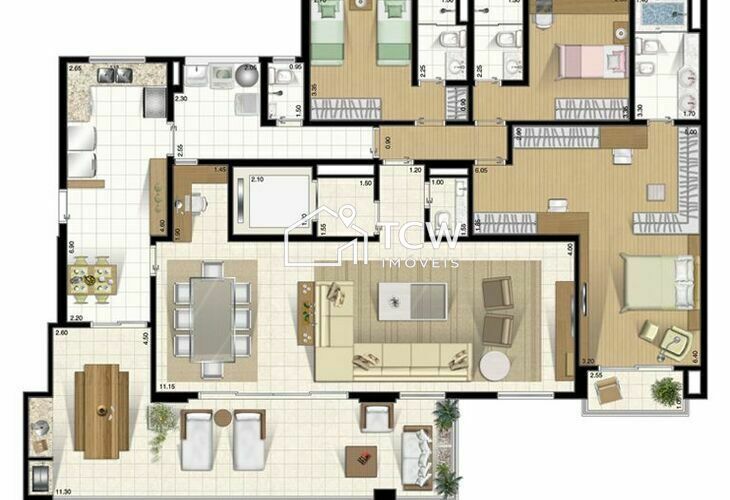 Apartamento, 3 quartos, 204 m² - Foto 18