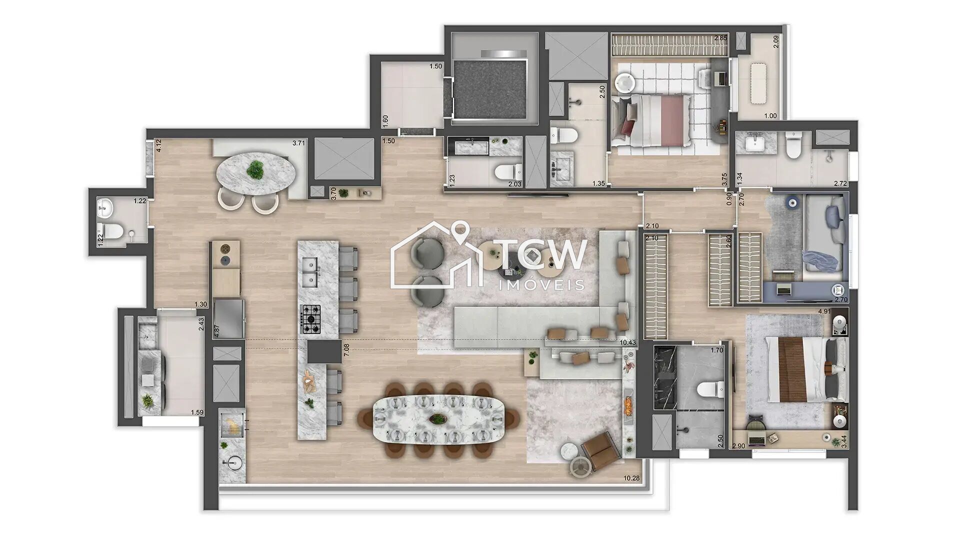 Apartamento, 4 quartos, 164 m² - Foto 14