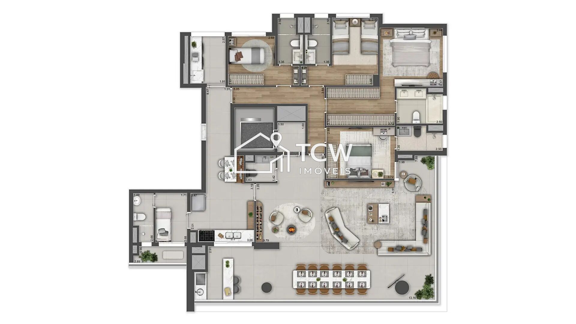 Apartamento, 4 quartos, 164 m² - Foto 15