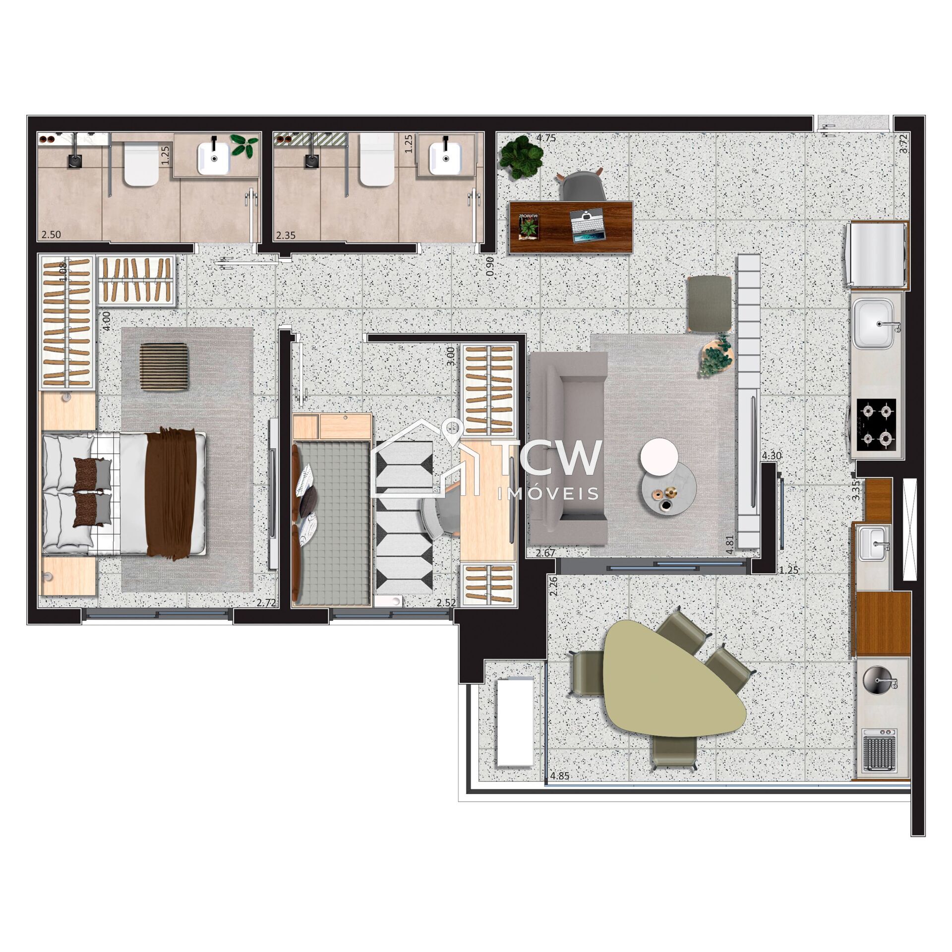 Apartamento, 2 quartos, 69 m² - Foto 8