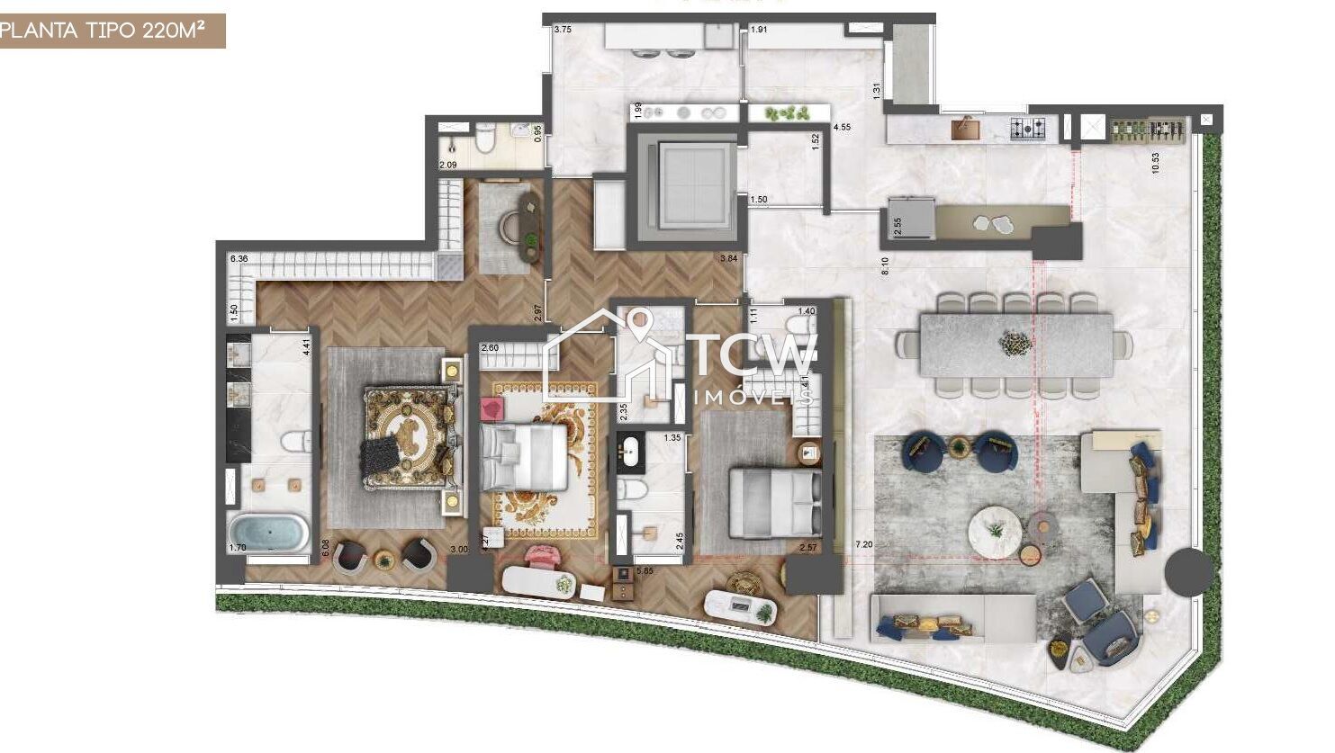 Apartamento, 3 quartos, 217 m² - Foto 33