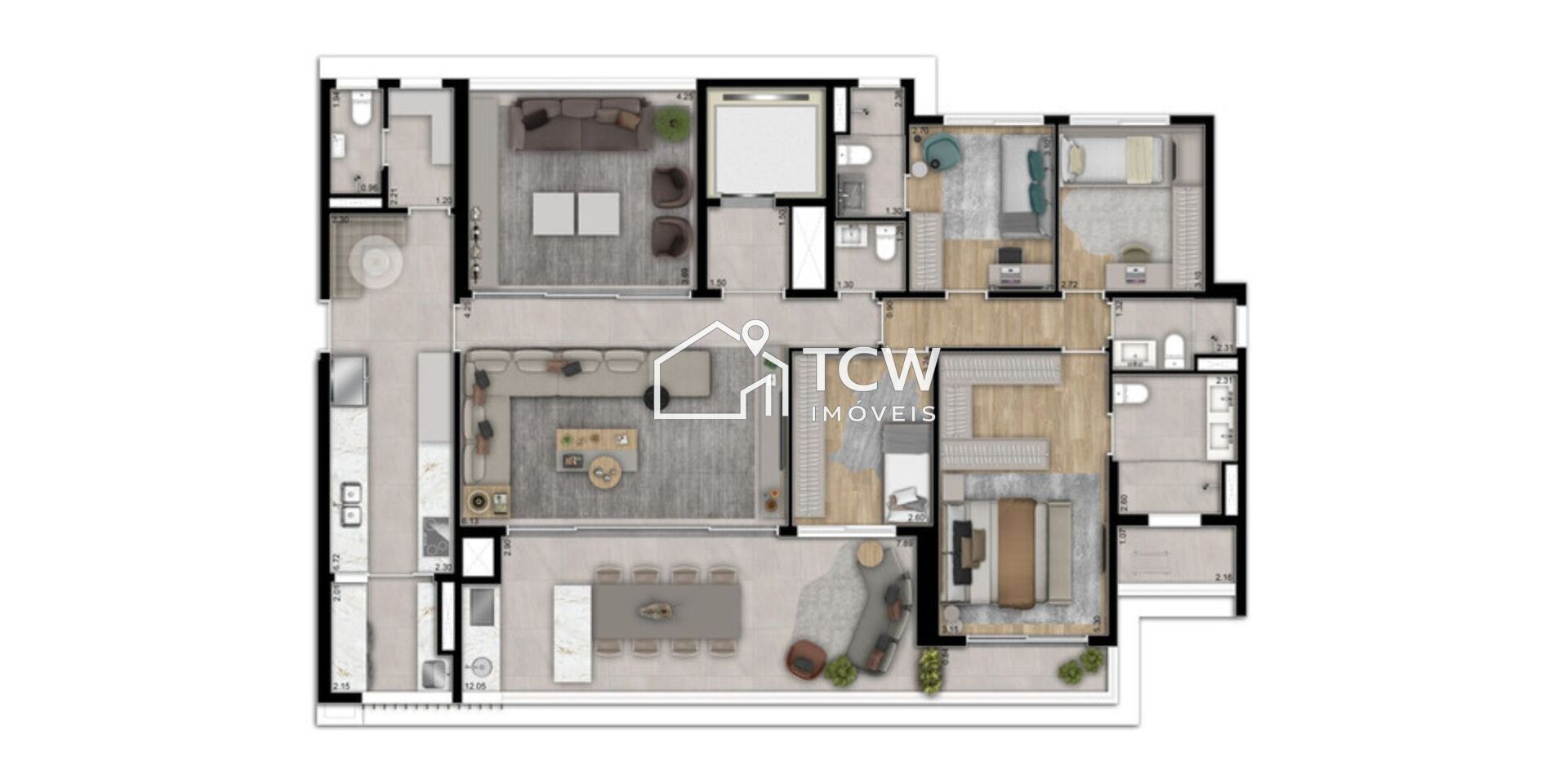 Apartamento, 3 quartos, 143 m² - Foto 17