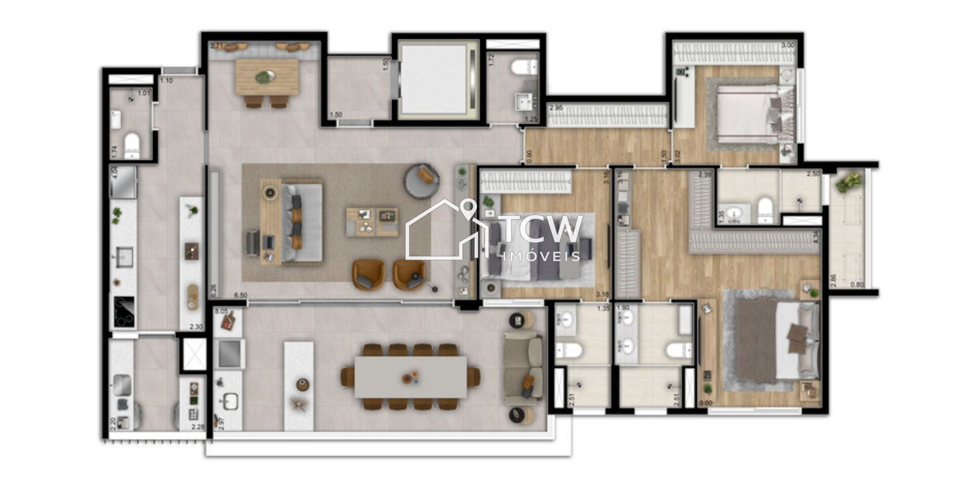 Apartamento, 3 quartos, 143 m² - Foto 16