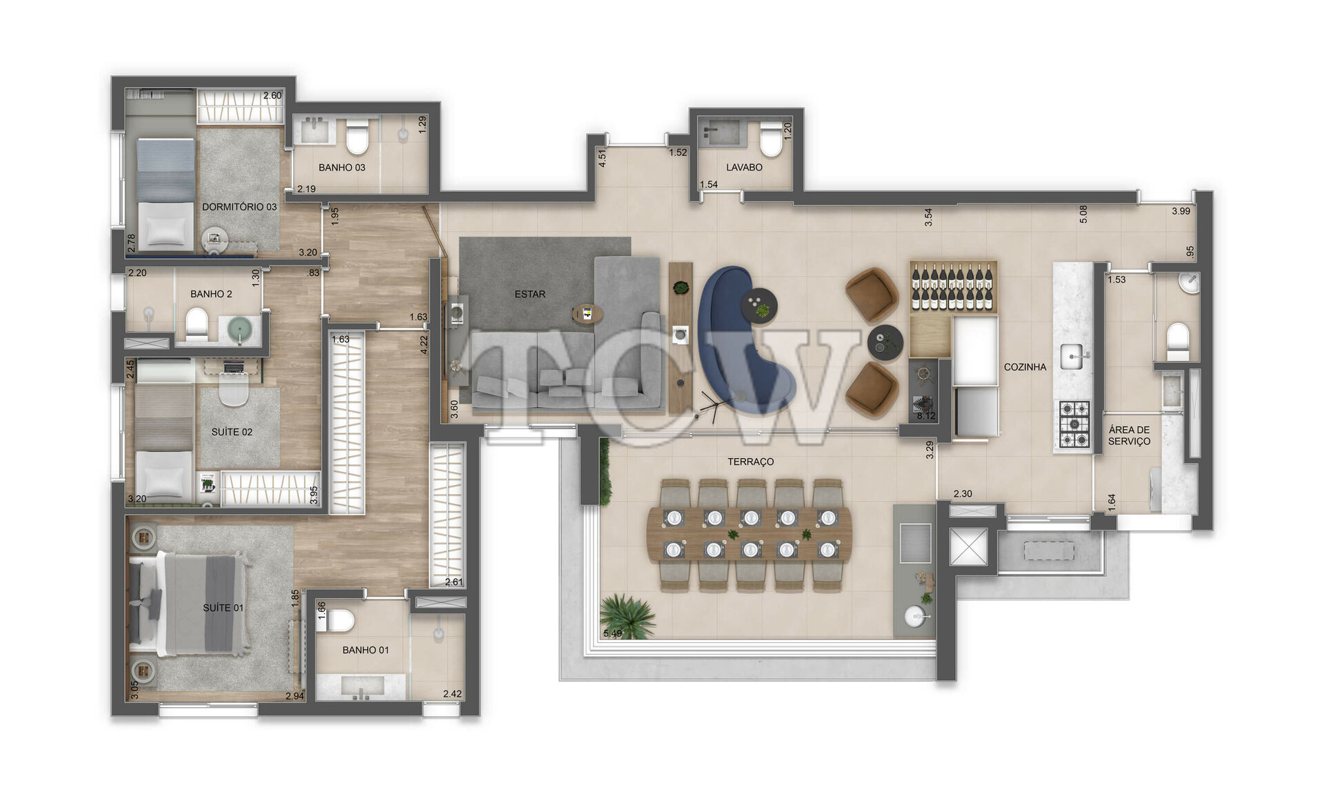 Apartamento à venda com 4 quartos, 141m² - Foto 29