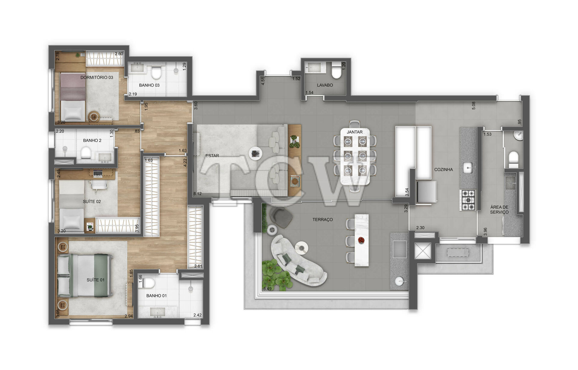 Apartamento à venda com 4 quartos, 141m² - Foto 25
