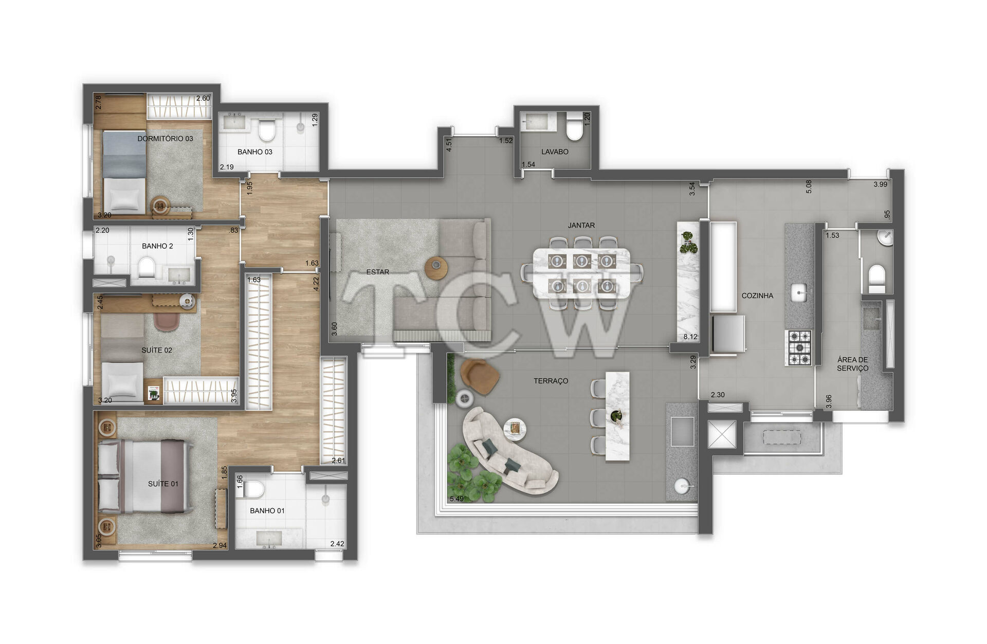 Apartamento à venda com 4 quartos, 141m² - Foto 28