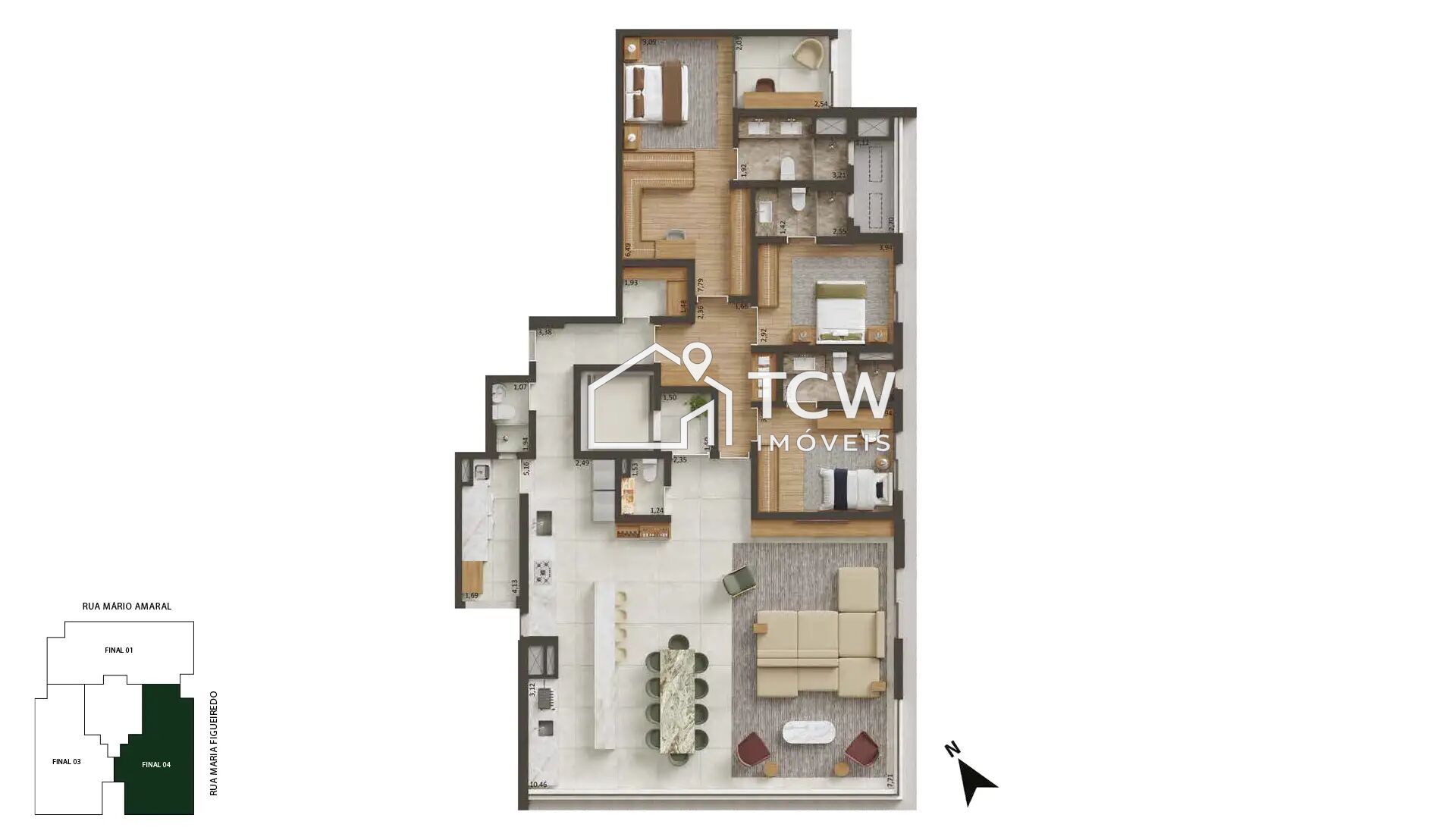 Apartamento, 3 quartos, 163 m² - Foto 8