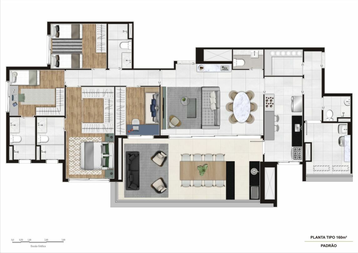 Apartamento, 3 quartos, 160 m² - Foto 25