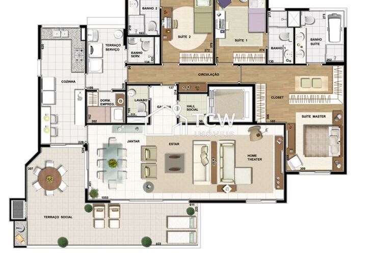 Apartamento, 3 quartos, 190 m² - Foto 8