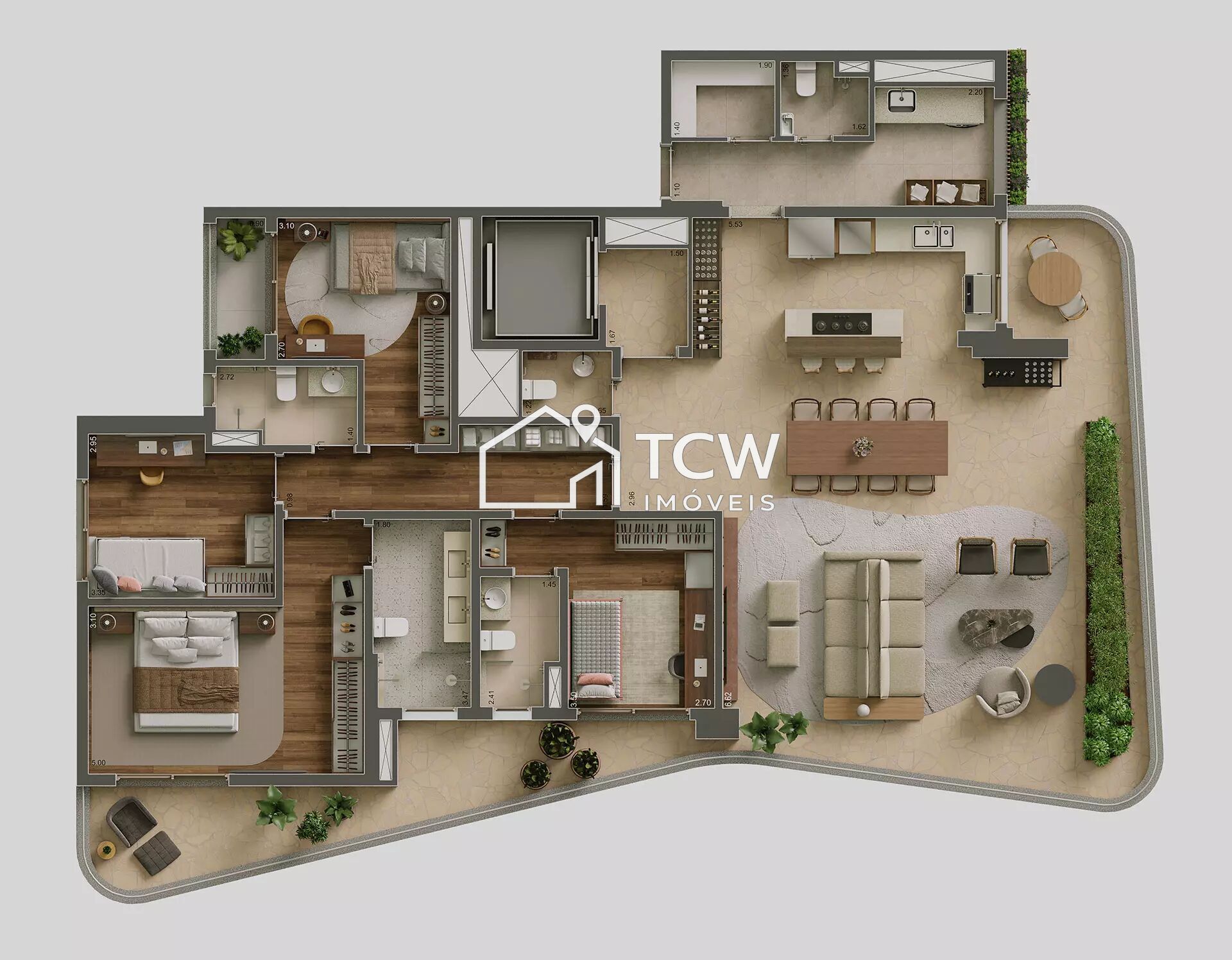 Apartamento, 3 quartos, 183 m² - Foto 18