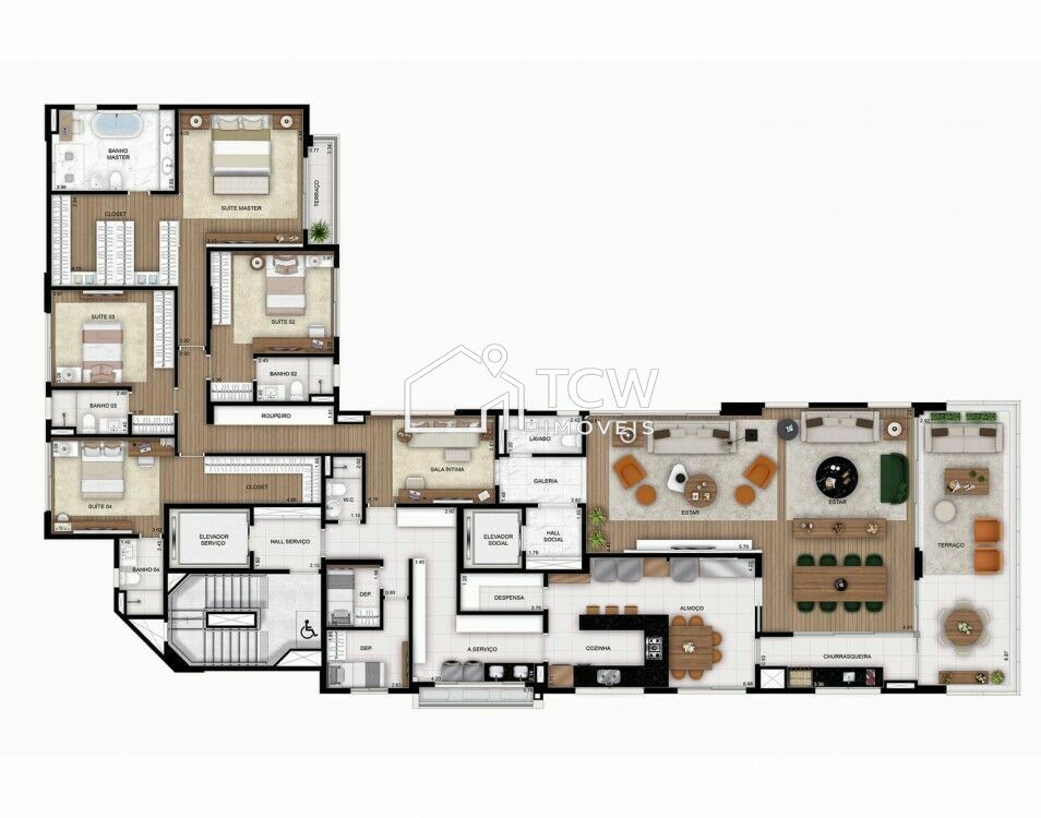 Apartamento, 4 quartos, 330 m² - Foto 15