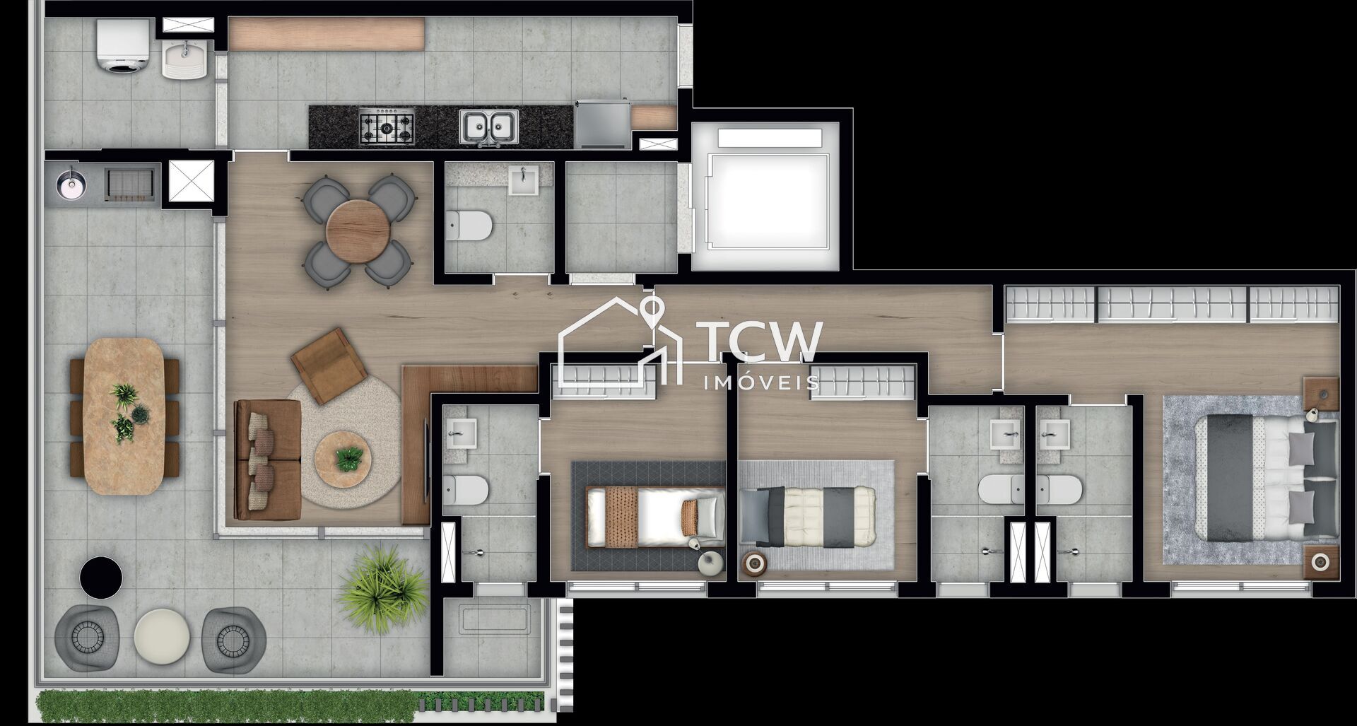 Apartamento, 3 quartos, 124 m² - Foto 9